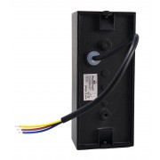 POWERTECH φωτιστικό τοίχου HLL-0188 για 2x GU10 λάμπες, μεταλλικό, IP65, μαύρο