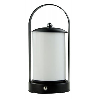 POWERTECH LED επιτραπέζιο φωτιστικό HLL-0192 με λαβή, ρυθμιζόμενο, επαναφορτιζόμενο, μαύρο