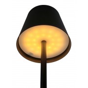 POWERTECH LED επιτραπέζιο φωτιστικό HLL-0193, ρυθμιζόμενο, επαναφορτιζόμενο, μαύρο