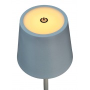 POWERTECH LED επιτραπέζιο φωτιστικό HLL-0194, ρυθμιζόμενο, επαναφορτιζόμενο, λευκό