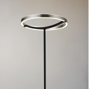 POWERTECH LED φωτιστικό δαπέδου HLL-0204, 42W, 4000K, Φ38x157cm, ασημί/μαύρο