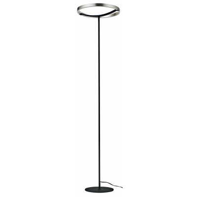 POWERTECH LED φωτιστικό δαπέδου HLL-0204, 42W, 4000K, Φ38x157cm, ασημί/μαύρο