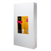 POWERTECH LED φωτιστικό δαπέδου HLL-0204, 42W, 4000K, Φ38x157cm, ασημί/μαύρο