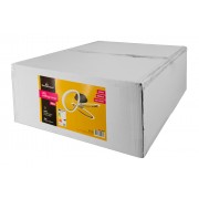 POWERTECH LED φωτιστικό οροφής HLL-0206, 40W, 4000K, Φ53x26cm, οπάλ χρυσό/μαύρο