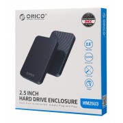 ORICO θήκη για 2.5" SATA HDD/SSD HM25U3, 5Gbps, μαύρη