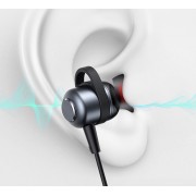 USAMS earphones με μικρόφωνο US-SJ758, USB-C σύνδεση, μεταλλικά, 1.2m, γκρι