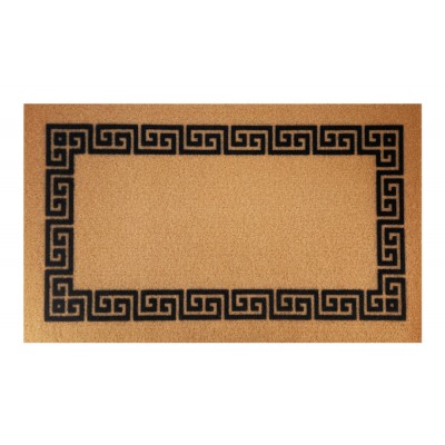 HOME USE πατάκι εισόδου HUH-0206, αντιολισθητικό, 75x45cm, 8mm πάχος, καφέ