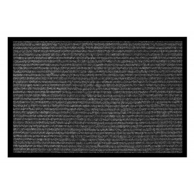 HOME USE πατάκι εισόδου HUH-0207, αντιολισθητικό, 60x40cm, 6mm πάχος, γκρι