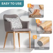 HOME USE προστατευτικές τάπες επίπλων HUH-0225, 32-37mm, διάφανες, 24τμχ