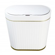 HOME USE κάδος απορριμμάτων HUH-0227 με φωτοκύτταρο, 9lt, λευκός