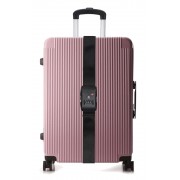 HOME USE ιμάντας βαλίτσας HUH-0245 με λουκέτο συνδυασμού TSA, ρυθμιζόμενος, 2m, μαύρος