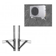 HOME USE επιτοίχια βάση κλιματιστικού HUH-0250, 410x490mm, ανοξείδωτη, έως 180kg