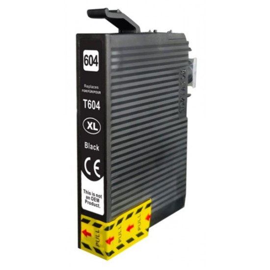 Συμβατό Inkjet για Epson, T604XL, 13ml, μαύρο Συμβατό Inkjet για Epson, T604XL, 13ml, μαύρο