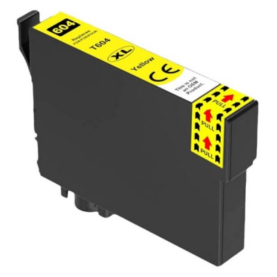 Συμβατό Inkjet για Epson, T604XL, 12ml, κίτρινο