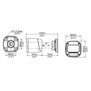 UNIARCH IP κάμερα IPC-B125-APF28, 2.8mm, 5MP, IP67, PoE, IR έως 30m