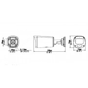 UNIARCH IP κάμερα IPC-B315-APKZ, 2.8-12mm, 5MP, IP67, PoE, SD, IR 50m