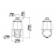 UNIARCH IP κάμερα IPC-P413-X20K, 3MP, PoE+, PTZ, 20x zoom, SD, IP66