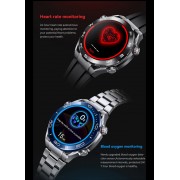 INTIME smartwatch 5 Ultimate 1.52" AMOLED, IP67, ηχείο & mic, μαύρο