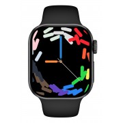 INTIME smartwatch A10 Pro με 2x λουράκια, heart rate, 2.04" AMOLED, IP65, μαύρο