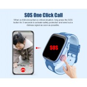 INTIME GPS smartwatch για παιδιά IT-073, 1.83", κάμερα, 4G, IPX5, ροζ