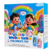 MAFITI παιδικά walkie talkie JK200 με οθόνη & κάμερα, 3+ ετών, επαναφορτιζόμενα, μπλε, 2τμχ