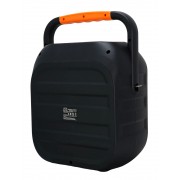 JYX φορητό ηχείο T26-T με 2x μικρόφωνα, 20W, 4000mah, LED, μαύρο