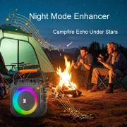 JYX φορητό ηχείο T26-T με 2x μικρόφωνα, 20W, 4000mah, LED, μαύρο