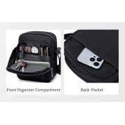 ARCTIC HUNTER τσάντα ώμου K00542, με θήκη tablet 9.7", 4L, μαύρη
