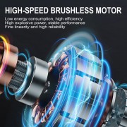 KINZIR 2 σε 1 σκουπάκι χειρός & air duster AD51, 180W, 4000mAh, μαύρο