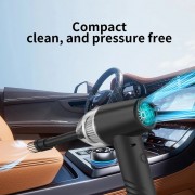 KINZIR 2 σε 1 σκουπάκι χειρός & air duster VC43, 70W, 6000mAh, μαύρο