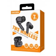 KAKUSIGA earphones με θήκη φόρτισης KSC-1116, True Wireless, 13mm, 40/320mAh, μαύρα