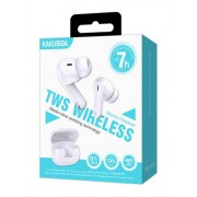 KAKUSIGA earphones με θήκη φόρτισης KSC-1116, True Wireless, 13mm, 40/320mAh, λευκά