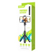 KAKUSIGA selfie stick KSC-1143 με τρίποδο, έως 70cm, Bluetooth, μαύρο