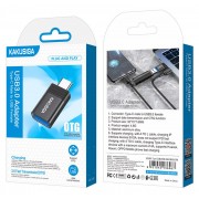 KAKUSIGA αντάπτορας USB-C σε USB KSC-1406, 5Gbps, 4A, μαύρος