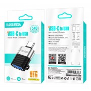 KAKUSIGA αντάπτορας USB-C σε USB KSC-1420, 5Gbps, 18W, γκρι