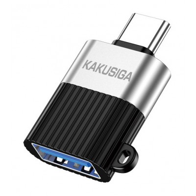 KAKUSIGA αντάπτορας USB-C σε USB KSC-1420, 5Gbps, 18W, γκρι