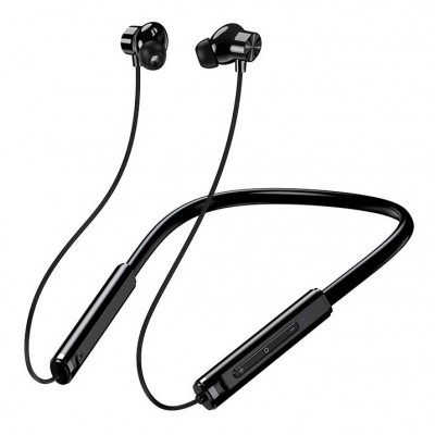 KAKUSIGA earphones KSC-1878 με μαγνήτη, Bluetooth, 10mm, 200mAh, μαύρα