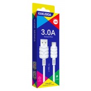 KAKUSIGA καλώδιο USB-C σε USB KSC-710, 3A, 480Mbps, 1.2m, λευκό