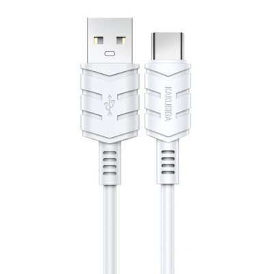 KAKUSIGA καλώδιο USB-C σε USB KSC-710, 3A, 480Mbps, 1.2m, λευκό