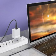 KAKUSIGA καλώδιο USB-C σε USB-C KSC-710, 60W, 480Mbps, 1.2m, μαύρο