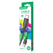 KAKUSIGA καλώδιο USB-C σε USB KSC-805, 3A, 480Mbps, 1m, μαύρο