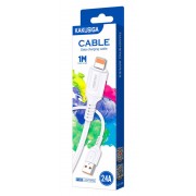 KAKUSIGA καλώδιο Lightning σε USB KSC-805, 2.4A, 480Mbps, 1m, λευκό