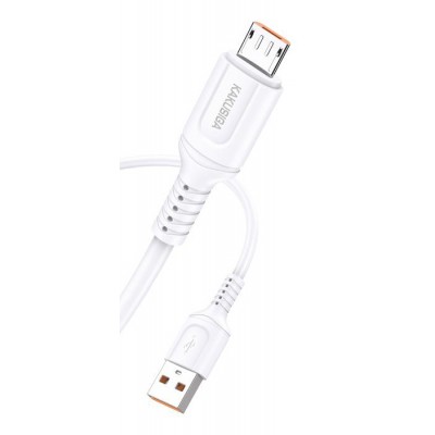 KAKUSIGA καλώδιο micro USB σε USB KSC-805, 2.4A, 480Mbps, 1m, λευκό