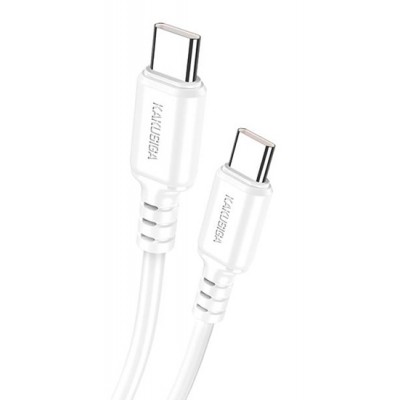 KAKUSIGA καλώδιο USB-C σε USB-C KSC-982, 60W, 480Mbps, 1m, λευκό