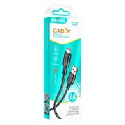 KAKUSIGA καλώδιο Lightning σε USB KSC-982, 3A, 480Mbps, 1m, μαύρο