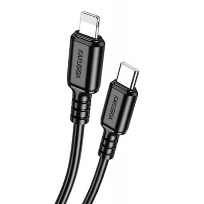 KAKUSIGA καλώδιο Lightning σε USB-C KSC-982, 20W, 480Mbps, 1m, μαύρο