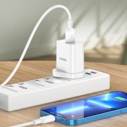 KAKUSIGA καλώδιο Lightning σε USB-C KSC-982, 20W, 480Mbps, 1m, λευκό