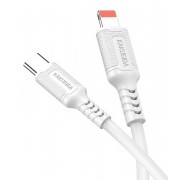 KAKUSIGA καλώδιο Lightning σε USB-C KSC-984, σιλικόνης, 27W, 480Mbps, 1m, λευκό