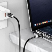 KAKUSIGA καλώδιο USB-C σε USB-C KSC-998, σιλικόνης, 100W, 480Mbps, 1m, λευκό