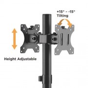 BRATECK βάση γραφείου για 2x οθόνες LDT40-G02, 17-32", έως 8kg
